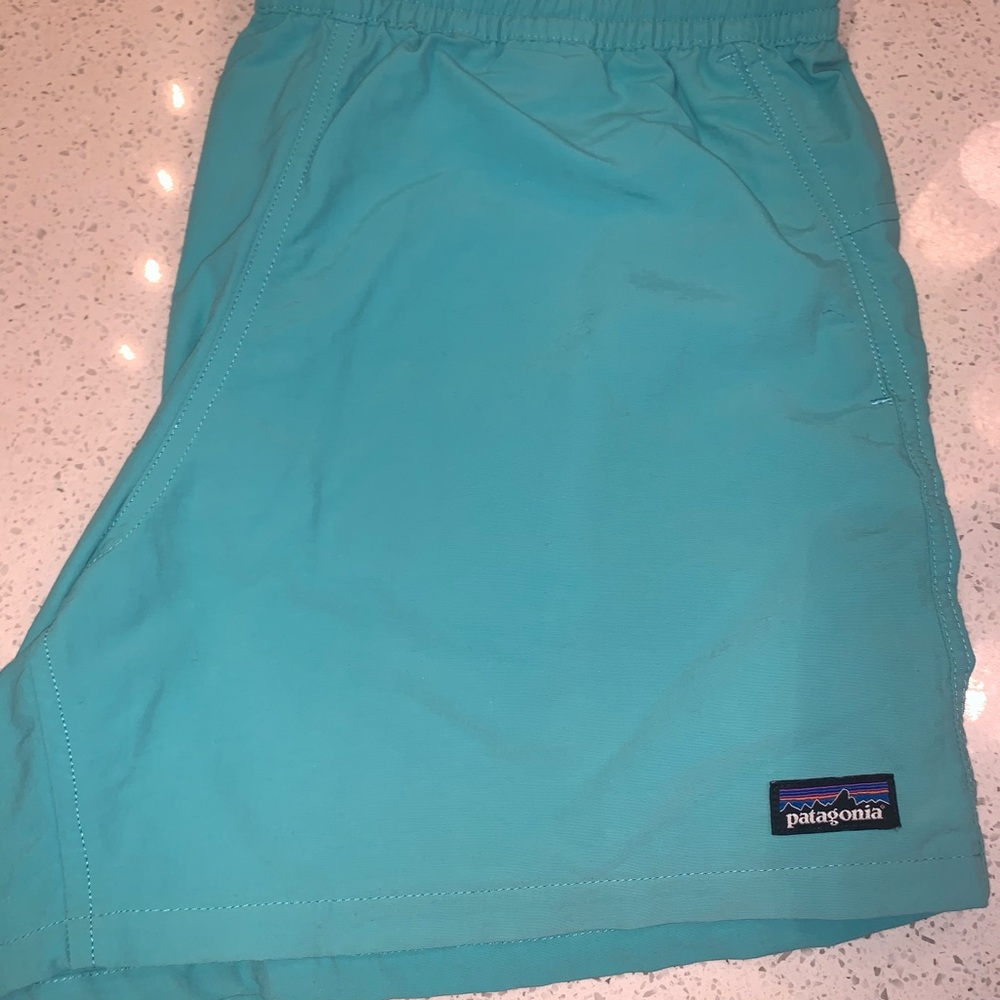 Patagonia Baggies - Women’s Medium - Teal/Blue
